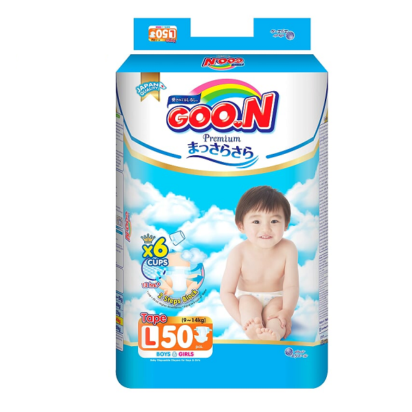 Tã Goon Premium dán L50