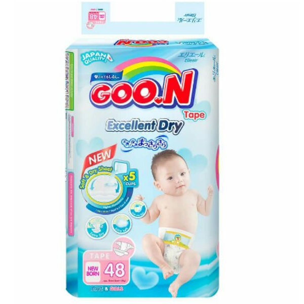 Tã Goon Premium Newborn 48 miếng