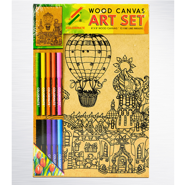 Canvas gỗ khinh khí cầu WOOD-CANVAS1