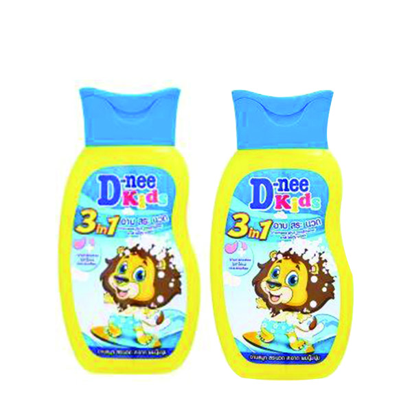 Tắm gội xả Dnee Kids 3 trong 1 vàng 200ml 