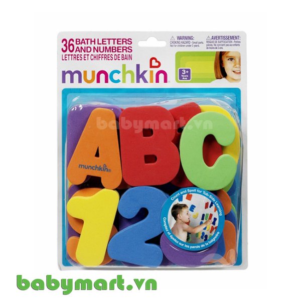 Bộ chữ cái và số Munchkin MK11020