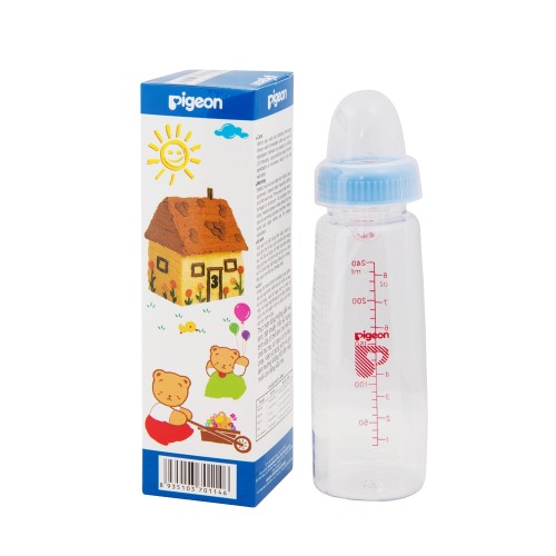 Bình sữa Pigeon nhựa PP  240ml cổ hẹp