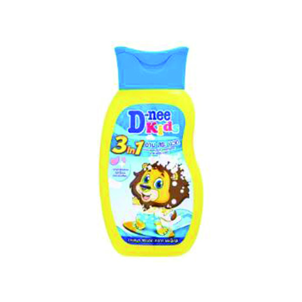 Tắm gội xả Dnee Kids 3 trong 1 vàng 200ml 