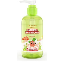 Sữa tắm gội thiên nhiên bơ đậu mỡ Purite baby 500ml