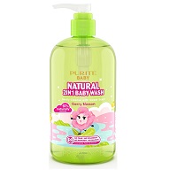 Sữa tắm gội thiên nhiên hoa Anh Đào Purite baby 500ml