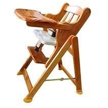 Ghế gỗ ăn bột Autoru - điều chỉnh 4 độ cao